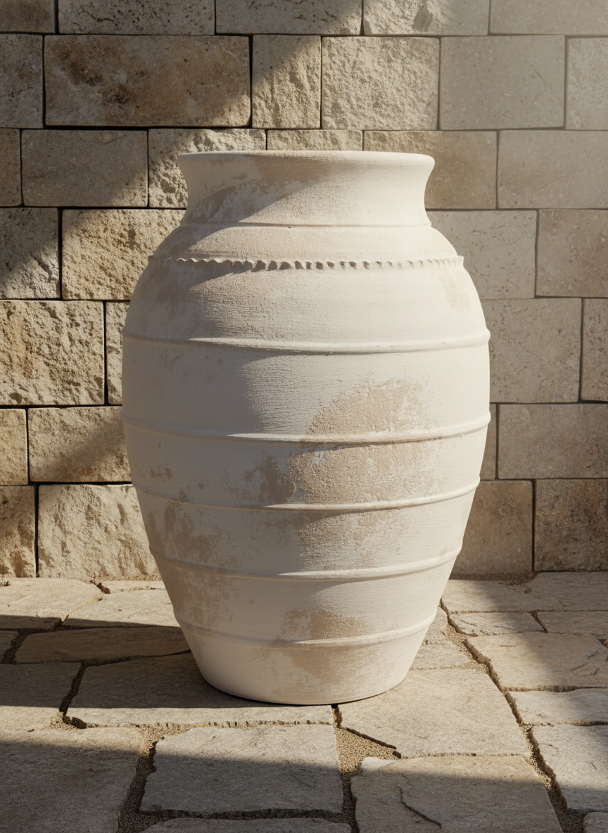 Vaso terracota artesanal LAMOUR F feito à mão Portugal. Decoração sustentável;decoração e design biofílico; Decoração minimalista, wabi-sabi, rústica, mediterrânico e farmehouse. Design de interiores;