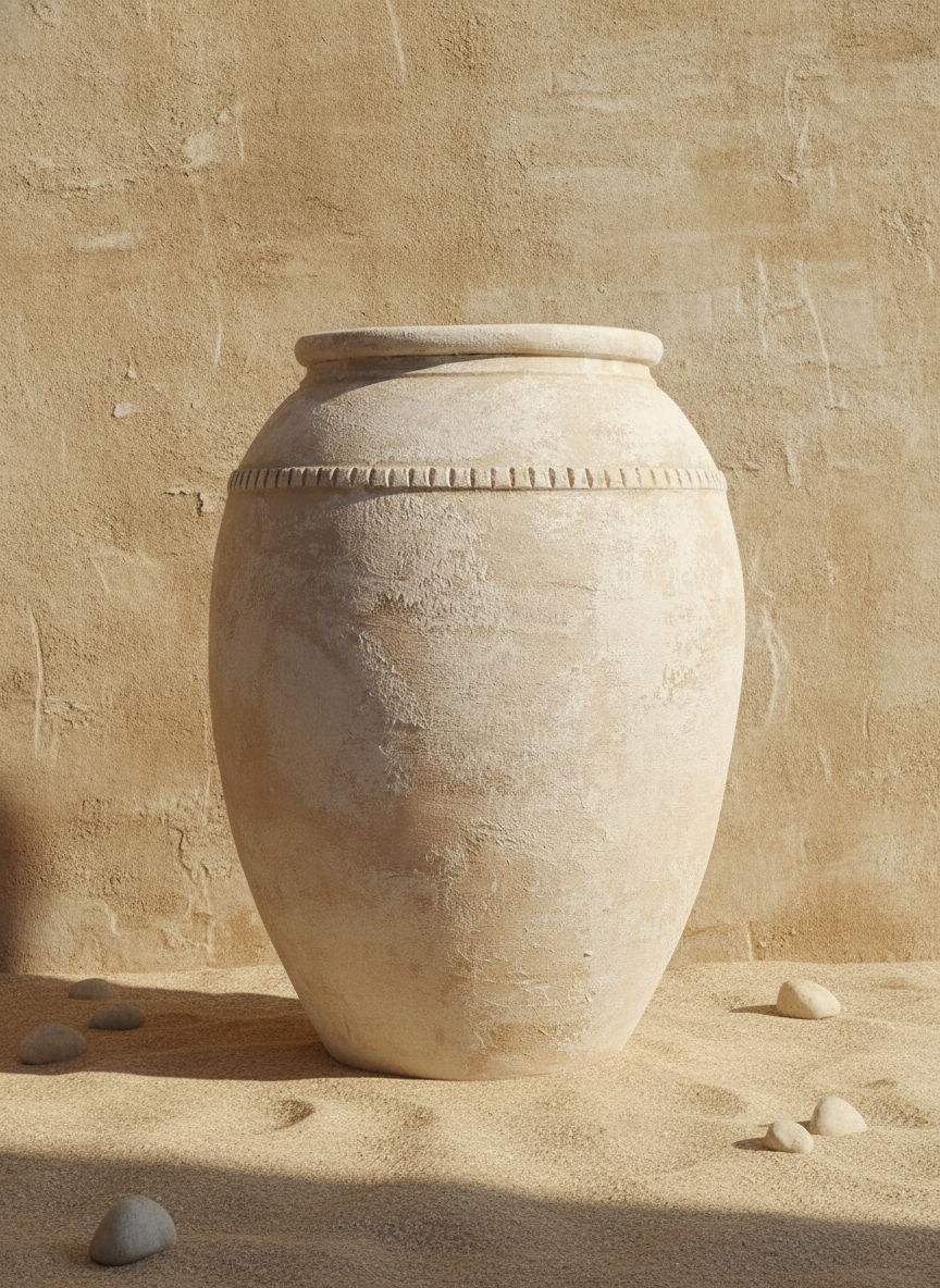Vaso terracota artesanal EXC 25, handmade em Portugal. Estilo mediterranico. Decoração orgânica. Design de interiores sustentável; design biofílico; Decoração wabi-sabi, farmhouse, Japandi, minimalista, mediterrânica, cottagecore e moderno.