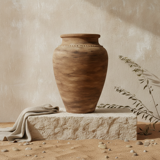 Vaso terracota artesanal RÚSTICO Y feito à mão em Portugal. decoração e design biofílico; Decoração wabi-sabi, minimalista, rústica, mediterrânica, cottagecore e farmhouse . Decoração e design de interiores;