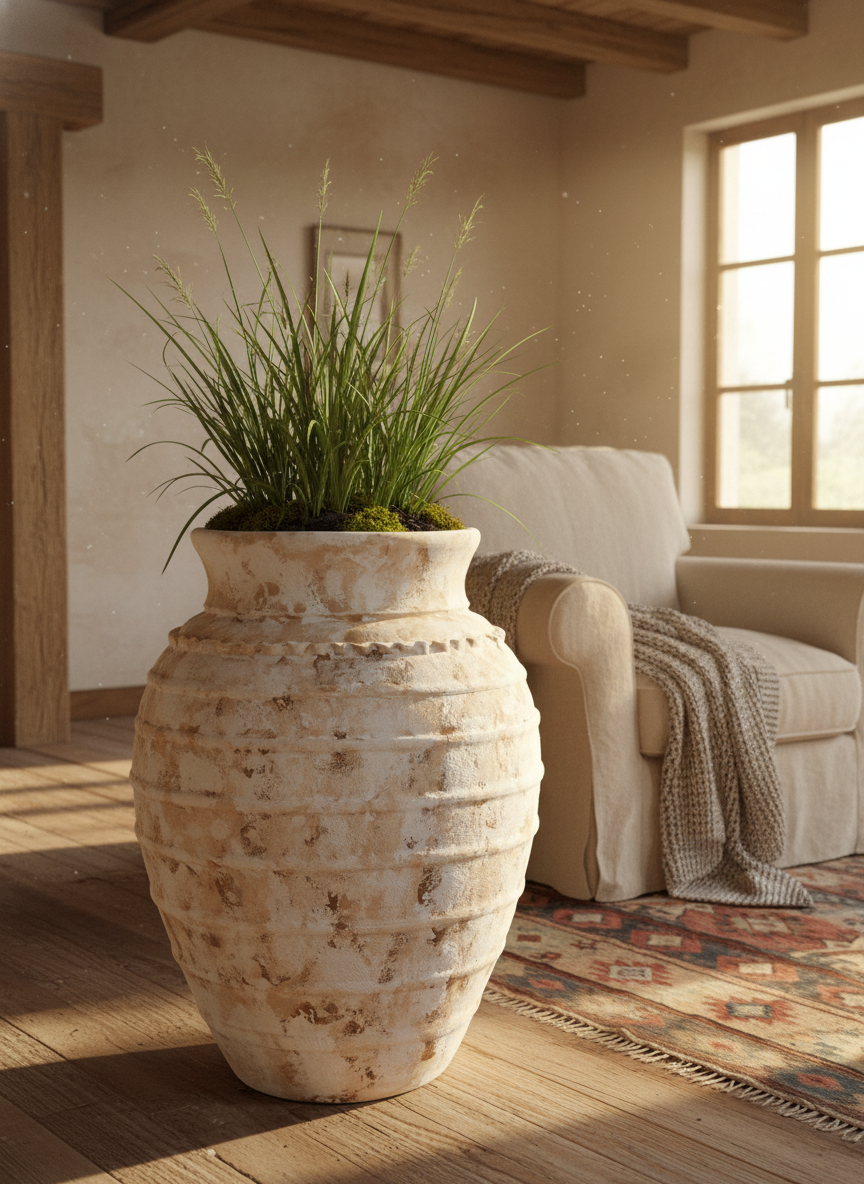 Vaso terracota artesanal Exclusivo 1 feito à mão Portugal, decoração wabi-sabi, minimalista, rústico, mediterrânico, e outras. Decoração e design de interiores; decoração e design biofílico;