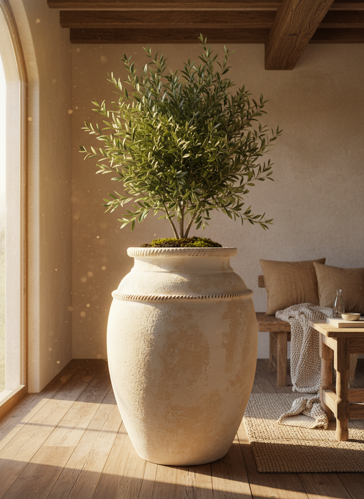 Vaso terracota artesanal Tamar A feito à mão Portugal, decoração wabi-sabi, minimalista, rústico, mediterrânico, e outras. Decoração e design de interiores; decoração e design biofílico; 