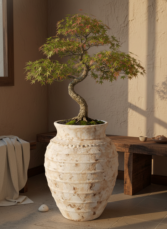 Vaso terracota artesanal Exclusivo 1 feito à mão Portugal, decoração wabi-sabi, minimalista, rústico, mediterrânico, e outras. Decoração e design de interiores; decoração e design biofílico;