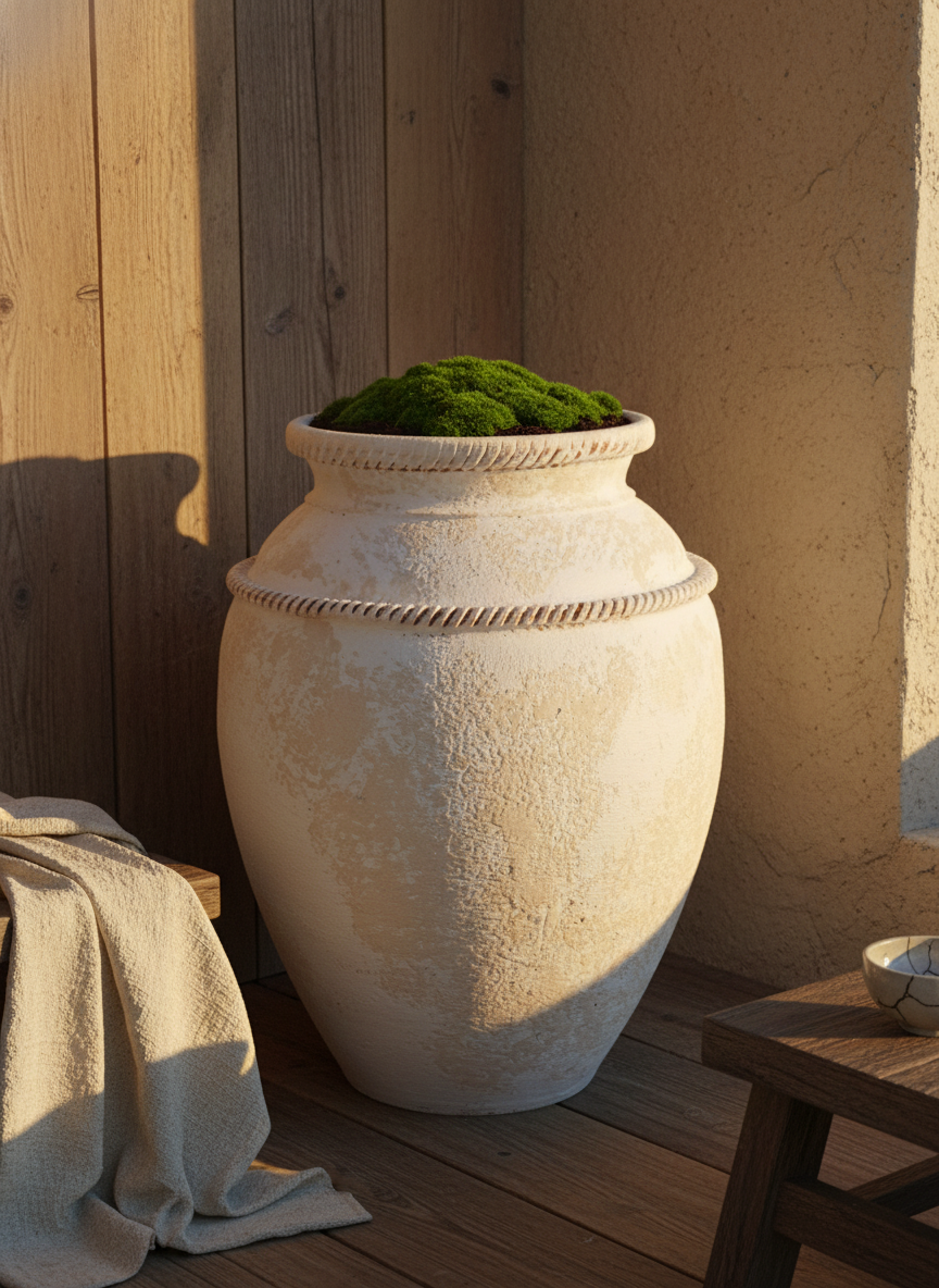 Decoração Orgânica TAMAR A | Vaso Terracota 37-75cm