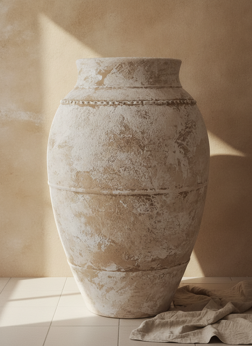 Vaso terracota artesanal  EXC 24, handmade em Portugal. Decoração orgânica. Design de interiores sustentável; design biofílico.   Decoração orgânica; Decoração wabi-sabi, farmhouse, Japandi, minimalista, mediterrânica, cottagecore e moderno.