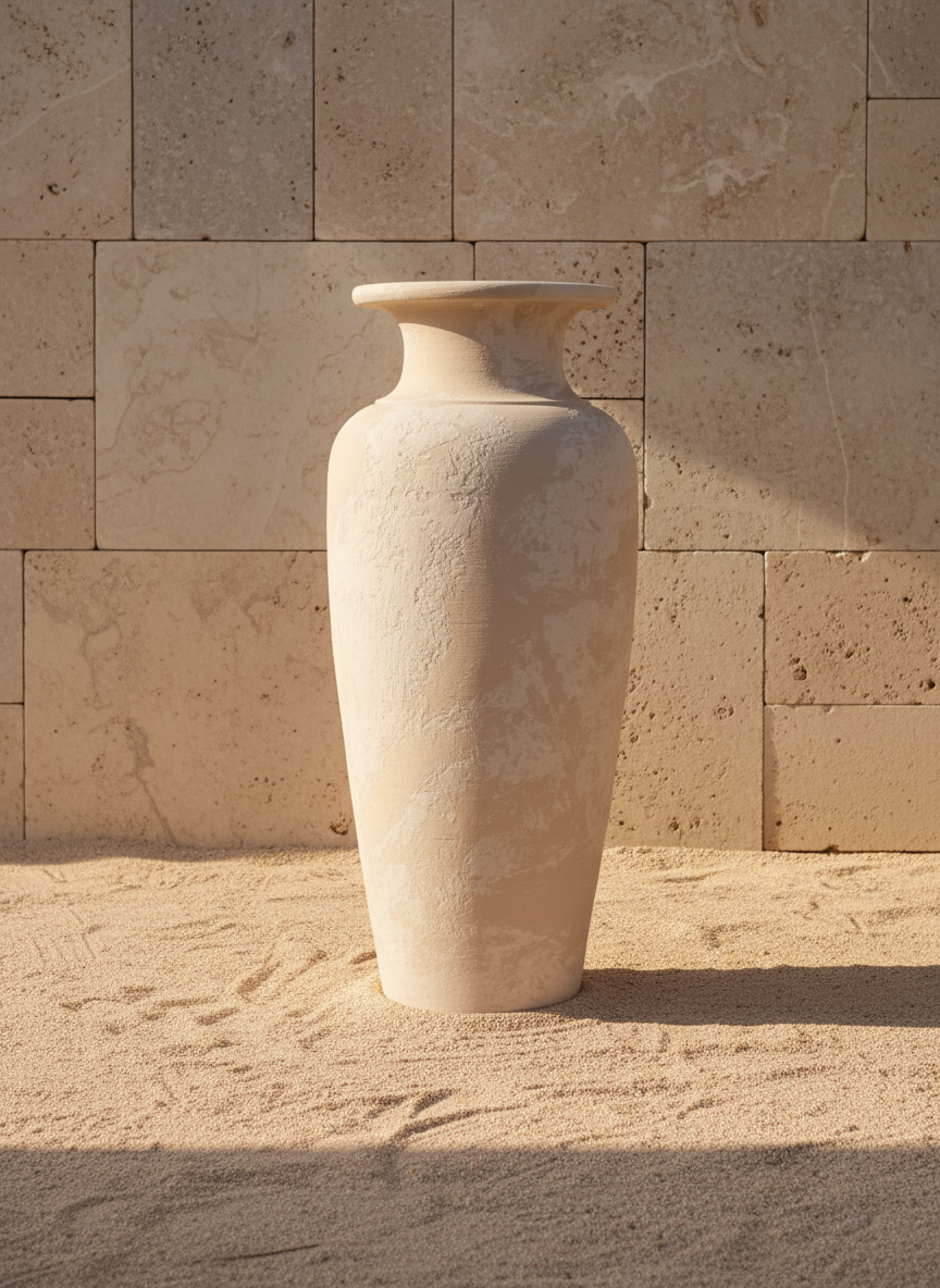 Vaso terracota artesanal  EXC 13, handmade em Portugal. Decoração orgânica; cottagecore, wabi-sabi, farmhouse, Japandi, minimalista, mediterrânica e moderno. Design de interiores sustentável; design biofílico;