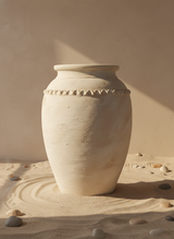 Vaso terracota artesanal  EXC 16, handmade em Portugal.  Design de interiores, decoração sustentável; design biofílico; Decoração wabi-sabi, farmhouse, Japandi, minimalista, mediterrânica, cottagecore e moderno