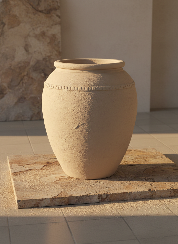 Vaso terracota artesanal Luma D, artesanalmente feito em Portugal, decoração wabi-sabi, minimalista, rústica, mediterrânica, cottagecore e farmhouse . Design de interiores; decoração e design biofílico;