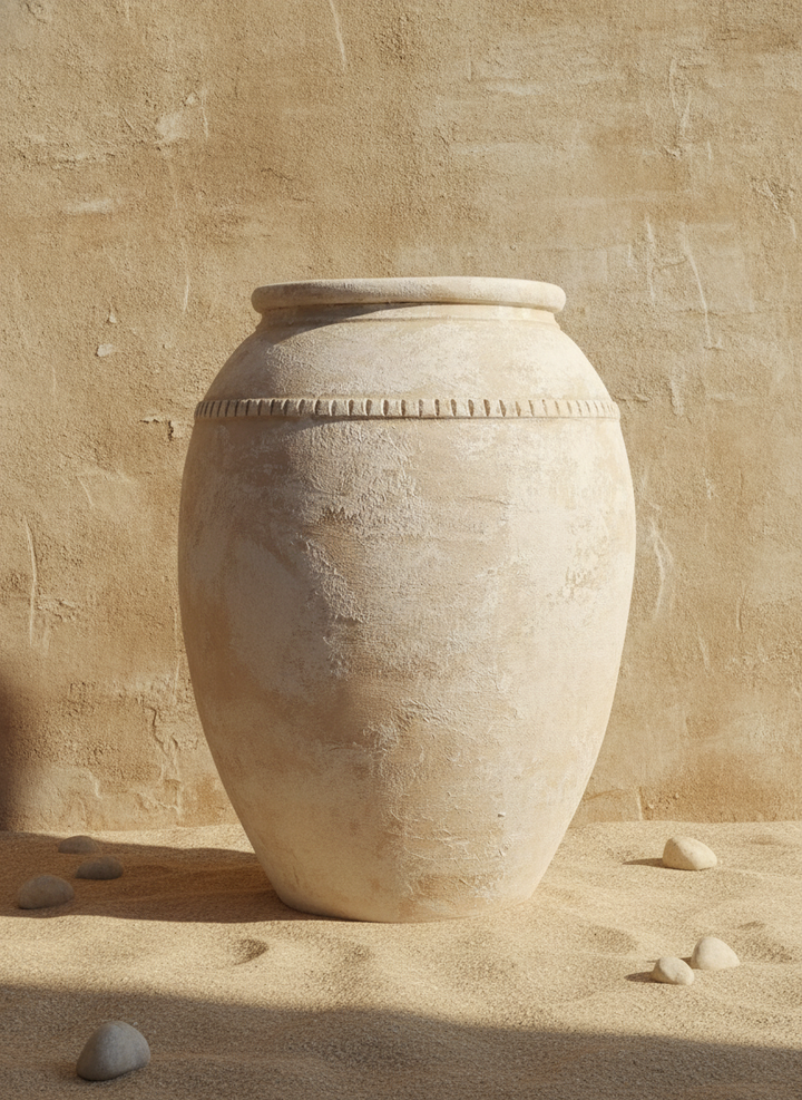 Vaso terracota artesanal  EXC 25, handmade em Portugal. Estilo mediterranico. Decoração orgânica. Design de interiores sustentável; design biofílico; Decoração wabi-sabi, farmhouse, Japandi, minimalista, mediterrânica, cottagecore e moderno.