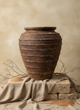 Vaso terracota artesanal Rústico A, feito artesanalmente em Portugal. Decoração Japandi, minimalista, rústico, mediterrânico, farmhouse e cottage. Decoração de interiores; Design biofílico; Decoração sustentável