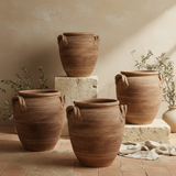 Vaso terracota artesanal RÚSTICO Z.1 made in Portugal. Estilo orgânico. Decoração wabi-sabi, minimalista, rústico, mediterrânico, Japandi e farmehouse. Decoração e design de interiores; decoração e design biofílico;