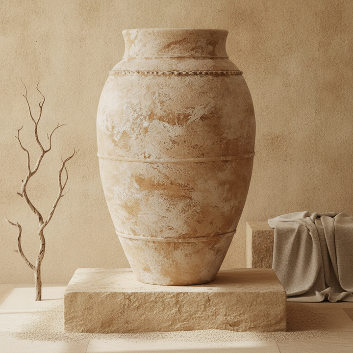 Vaso terracota artesanal  EXC 24, handmade em Portugal. Decoração orgânica. Design de interiores sustentável; design biofílico.   Decoração orgânica; Decoração wabi-sabi, farmhouse, Japandi, minimalista, mediterrânica, cottagecore e moderno.