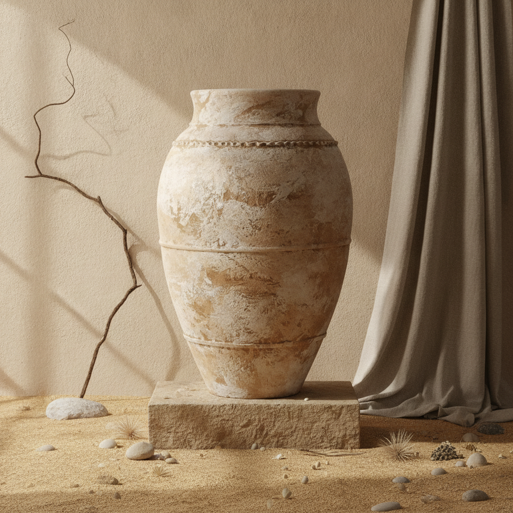 Vaso terracota artesanal  EXC 24, handmade em Portugal. Decoração orgânica. Design de interiores sustentável; design biofílico.   Decoração orgânica; Decoração wabi-sabi, farmhouse, Japandi, minimalista, mediterrânica, cottagecore e moderno.
