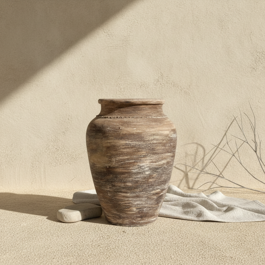 Vaso terracota artesanal RÚSTICO X.1 feito à mão em Portugal. Decoração orgânica.
decoração wabi-sabi, minimalista, rústica, mediterrânica, cottagecore e farmhouse . Decoração e design de interiores; design biofílico;