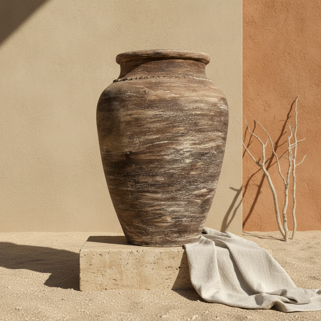 Vaso terracota artesanal RÚSTICO X.1 feito à mão em Portugal. Decoração orgânica.
decoração wabi-sabi, minimalista, rústica, mediterrânica, cottagecore e farmhouse . Decoração e design de interiores; design biofílico;