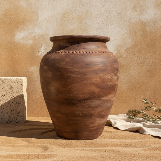 Vaso terracota artesanal RÚSTICO Z.2 made in Portugal. Decoração wabi-sabi, minimalista, rústico, mediterrânico, Japandi e farmehouse. Decoração e design de interiores; decoração e design biofílico; Decoração orgânica