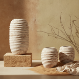 Vaso terracota artesanal  EXC 30, handmade em Portugal. Design de interiores sustentável; design biofílico.   Decoração orgânica;