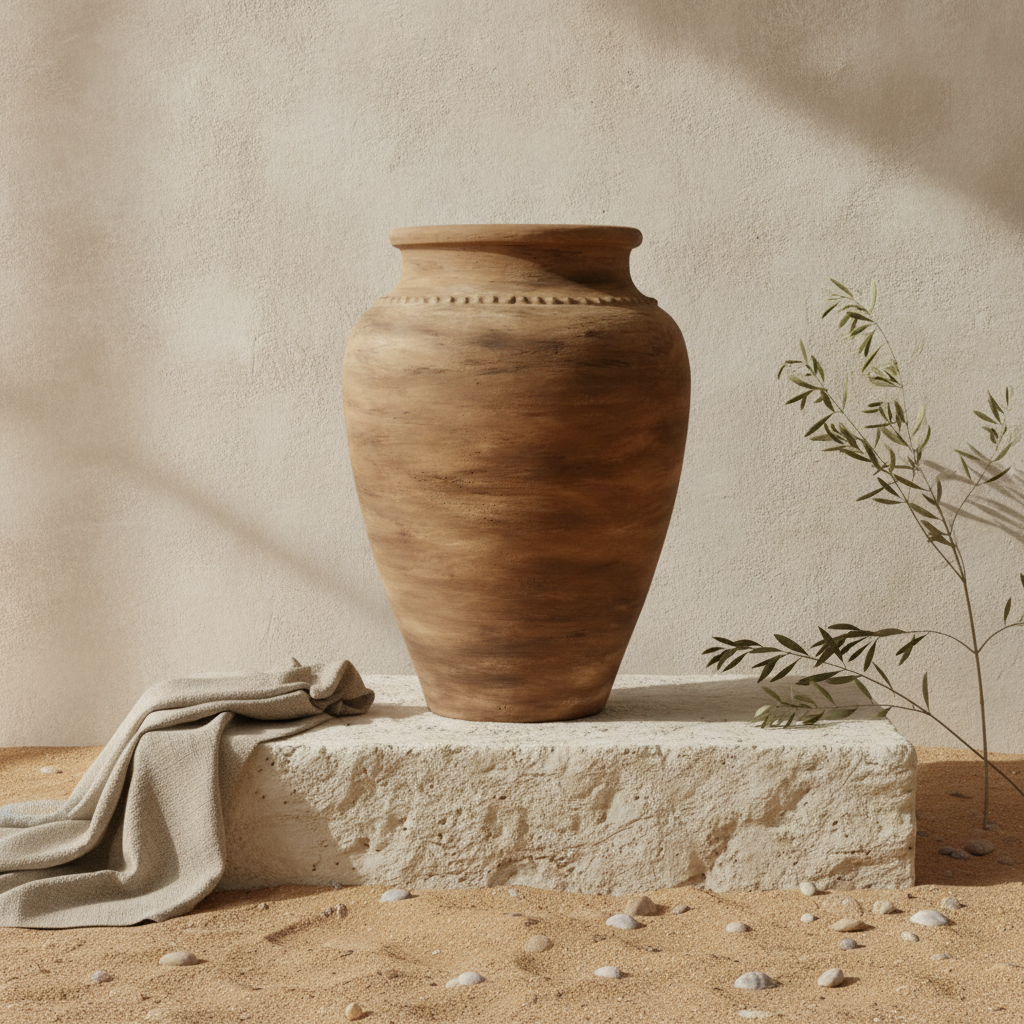 Vaso terracota artesanal RÚSTICO Y feito à mão em Portugal. decoração e design biofílico; Decoração wabi-sabi, minimalista, rústica, mediterrânica, cottagecore e farmhouse . Decoração e design de interiores; 