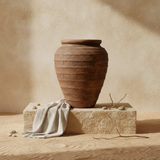 Vaso terracota artesanal RÚSTICO M feito à mão Portugal. Decoração de interiores;  design biofílico; Estilos cottagecore, rústico, mediterrânico, Japandi, estilo wabi-sabi e farmehouse.