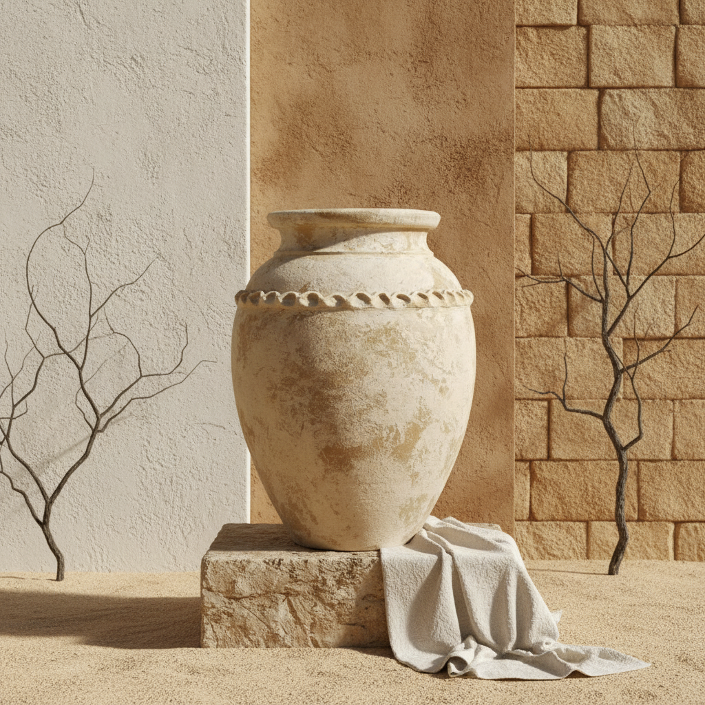Vaso terracota artesanal Tamar L feito à mão Portugal. Decoração organica em terracota; Decoração estilo wabi-sabi, minimalista, rústico, mediterrânico, Japandi e farmehouse. Decoração de interiores;  Design biofílico; Decoração sustentável