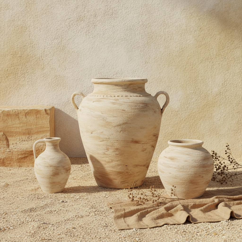 Vaso terracota artesanal RÚSTICO X.3 com alças feito à mão em Portugal. Decoração orgânica.
decoração wabi-sabi, minimalista, rústica, mediterrânica, cottagecore e farmhouse . Decoração e design de interiores; design biofílico;