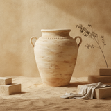 Vaso terracota artesanal RÚSTICO X.3 com alças feito à mão em Portugal. Decoração orgânica.
decoração wabi-sabi, minimalista, rústica, mediterrânica, cottagecore e farmhouse . Decoração e design de interiores; design biofílico;