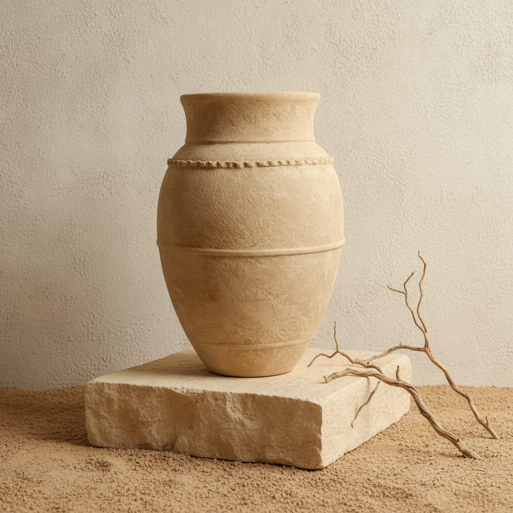 Vaso terracota artesanal LAMOUR J handcrafted in Portugal. Decoração orgãnica; Decoração sustentável; Design de interiores; decoração e design biofílico; Decoração minimalista, wabi-sabi, rústica, mediterrânico e farmehouse. Organic decor;