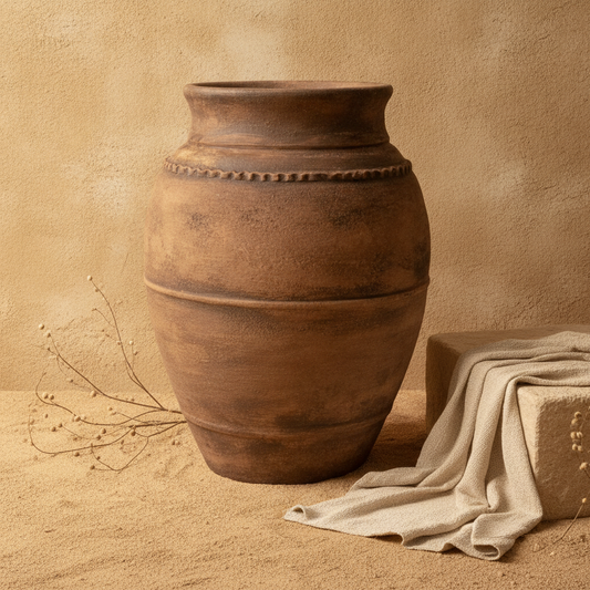 Vaso terracota artesanal Rústico X.6, handcrafted in Portugal. Decoração  minimalista, rústico, mediterrânico, farmhouse e cottage. Decoração de interiores; Design biofílico; Decoração sustentável