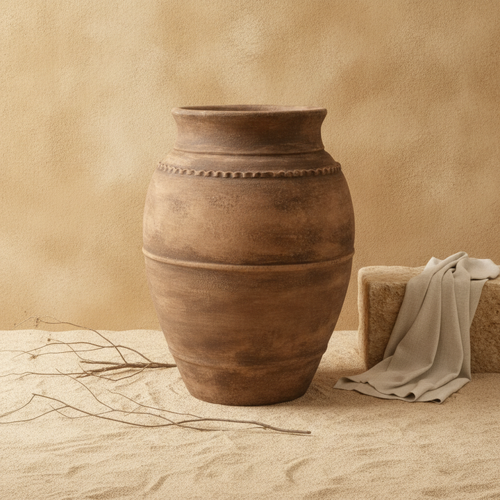 Vaso terracota artesanal Rústico X.6, handcrafted in Portugal. Decoração  minimalista, rústico, mediterrânico, farmhouse e cottage. Decoração de interiores; Design biofílico; Decoração sustentável