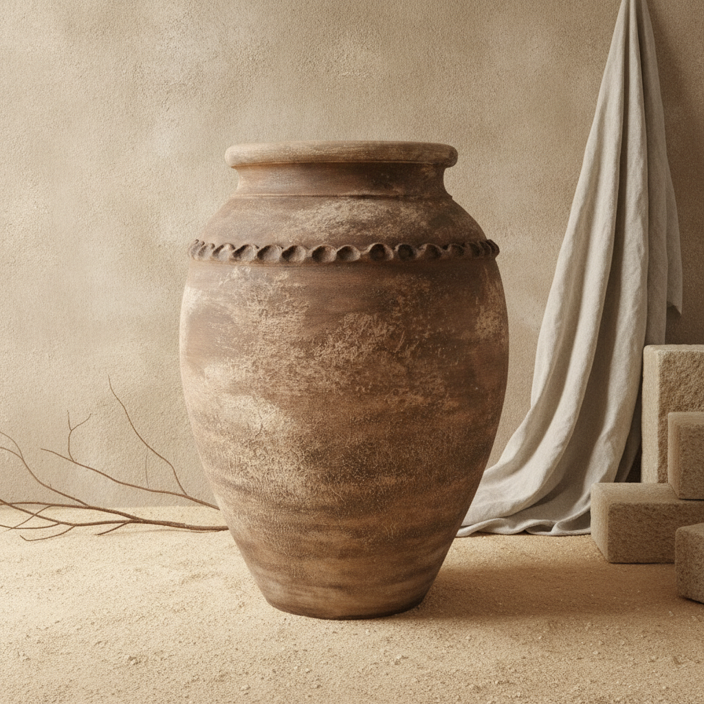 Vaso terracota artesanal Rústico X.7, handcrafted in Portugal. Organic Decor; Decoração  minimalista, rústico, mediterrânico, farmhouse e cottage. Decoração de interiores; Design biofílico; Decoração sustentável