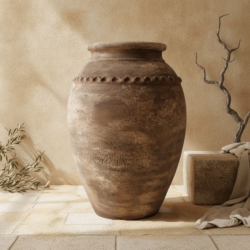 Vaso terracota artesanal Rústico X.7, handcrafted in Portugal. Organic Decor; Decoração  minimalista, rústico, mediterrânico, farmhouse e cottage. Decoração de interiores; Design biofílico; Decoração sustentável