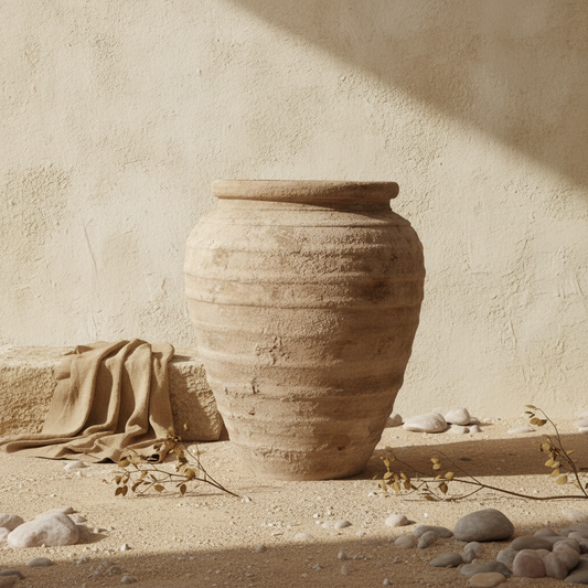 Vaso terracota artesanal RÚSTICO x.5. Made in Portugal. Decoração de interiores;  design biofílico; Estilos cottagecore, rústico, mediterrânico, Japandi, estilo wabi-sabi e farmehouse.