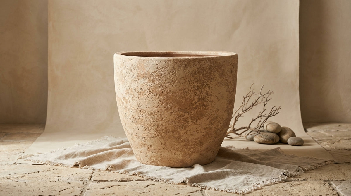 Vaso Terracota Artesanal  - NAHURA C | 45 - 55 cm
