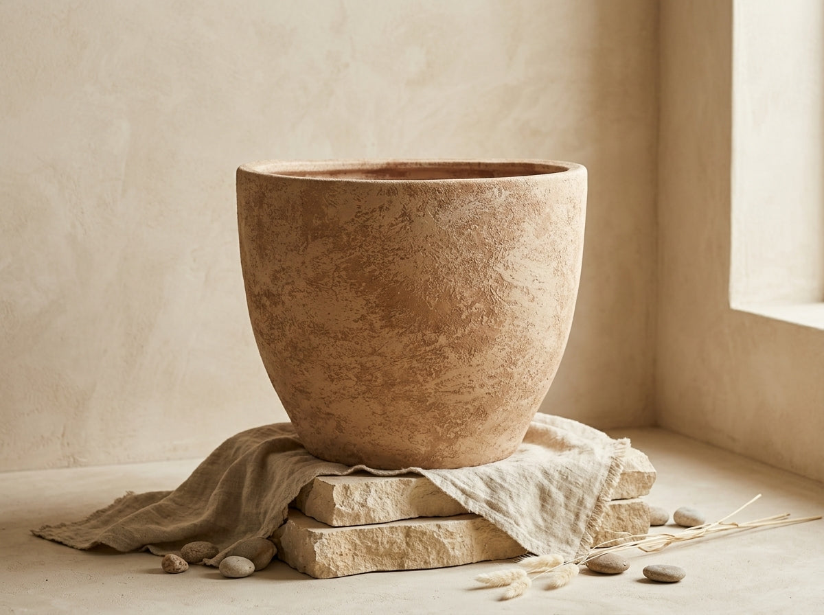Vaso Terracota Artesanal  - NAHURA C | 45 - 55 cm