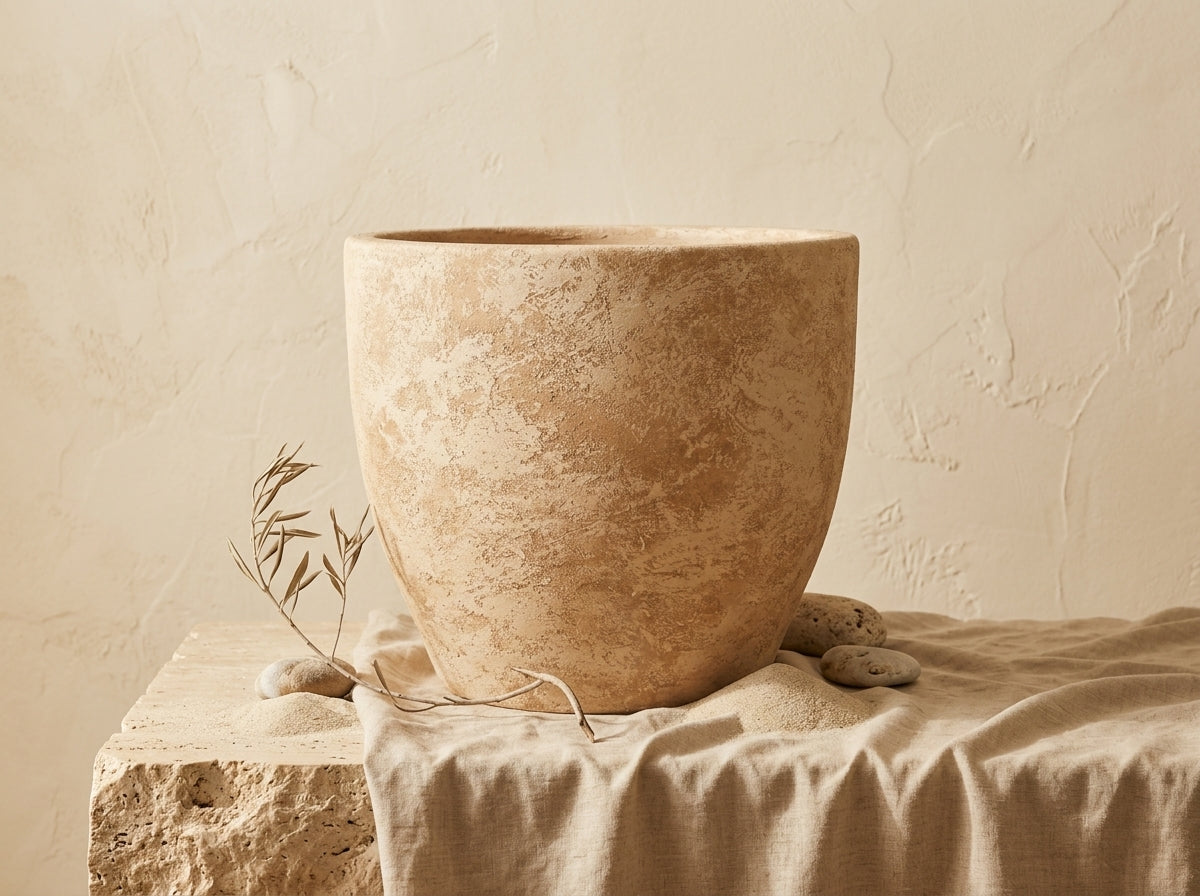 Vaso Terracota Artesanal  - NAHURA C | 45 - 55 cm