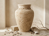 Vaso terracota artesanal  EXC 31.1, handmade em Portugal. ORGANIC DECOR; Decoração wabi-sabi, farmhouse, Japandi, minimalista, mediterrânica, cottagecore e moderno. Design de interiores, decoração sustentável; design biofílico;