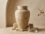 Vaso terracota artesanal  EXC 31.1, handmade em Portugal. ORGANIC DECOR; Decoração wabi-sabi, farmhouse, Japandi, minimalista, mediterrânica, cottagecore e moderno. Design de interiores, decoração sustentável; design biofílico;