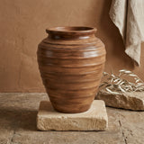 Vaso terracota artesanal RÚSTICO X.11 Made in Portugal. Decoração de interiores;  Organic decor; design biofílico; Estilos cottagecore, rústico, mediterrânico, Japandi, estilo wabi-sabi e farmehouse.
