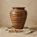 Vaso terracota artesanal RÚSTICO X.11 Made in Portugal. Decoração de interiores;  Organic decor; design biofílico; Estilos cottagecore, rústico, mediterrânico, Japandi, estilo wabi-sabi e farmehouse.