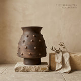 Vaso terracota artesanal RÚSTICO X.7, handmade em Portugal.  Decoração orgânica. Decoração minimalista, mediterrânica, cottagecore e moderno.  Decoração orgânica sustentável; design biofílico;