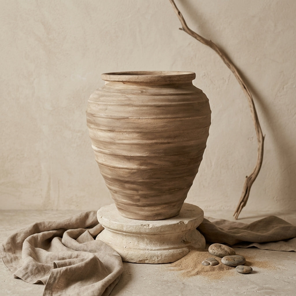 Vaso Terracota Artesanal RÚSTICO X.8 | 55cm