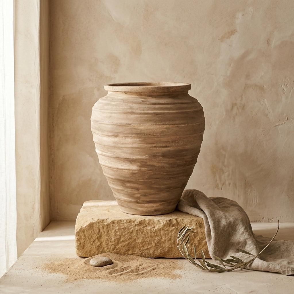 Vaso Terracota Artesanal RÚSTICO X.8 | 55cm