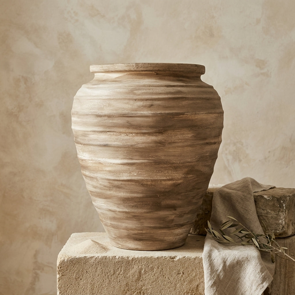 Vaso Terracota Artesanal RÚSTICO X.8 | 55cm