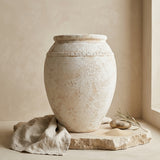 Vaso terracota artesanal Luma D feito à mão Portugal, decoração wabi-sabi, minimalista, rústico, mediterrânico, Japandi e farmehouse. Decoração e design de interiores; decoração e design biofílico; ORGANIC DECOR;
