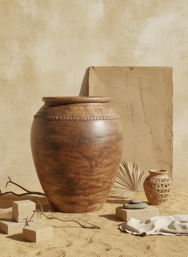 Vaso terracota artesanal RÚSTICO O handmade. Decoração wabi-sabi, minimalista, rústico, mediterrânico, Japandi e farmehouse. Decoração e design de interiores; decoração e design biofílico;