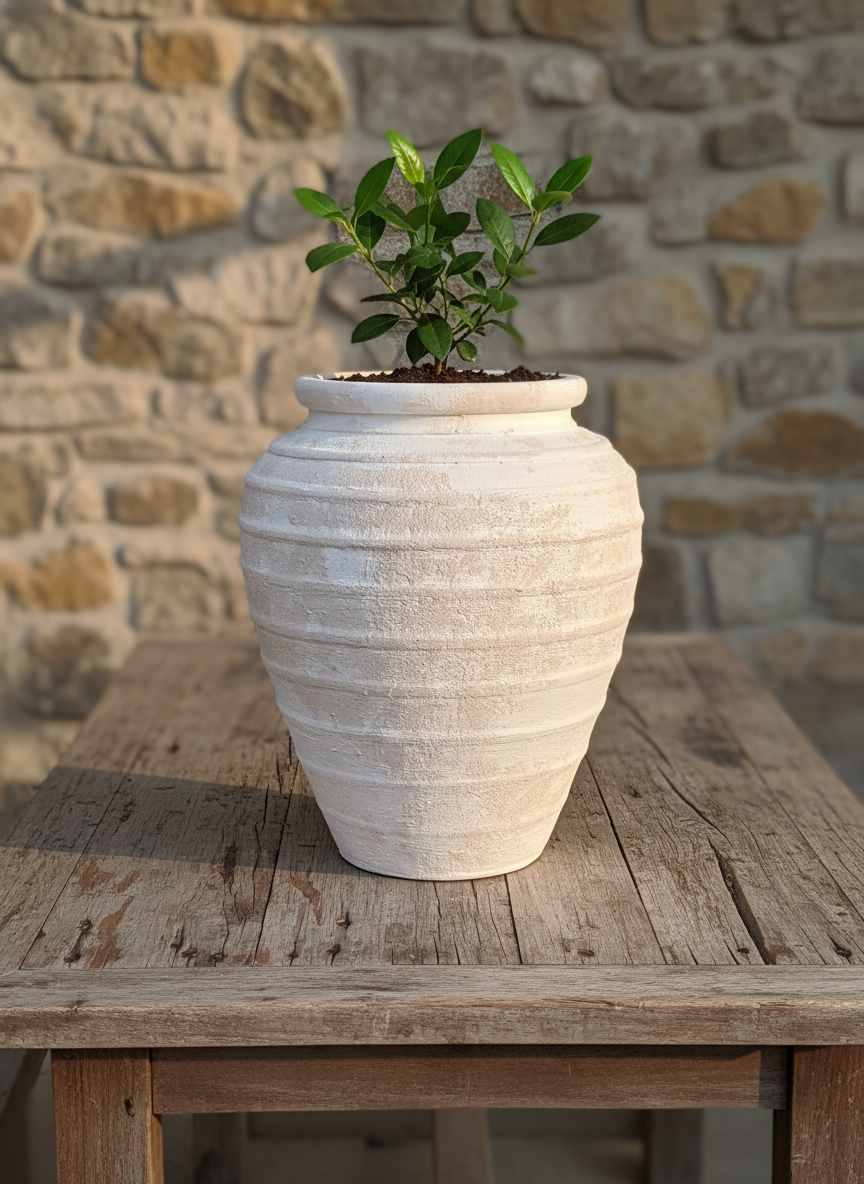 Vaso terracota artesanal Marua C feito à mão Portugal, decoração wabi-sabi, minimalista, rústico, mediterrânico, e outras. Decoração e design de interiores; decoração e design biofílico;