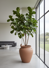 Vaso terracota artesanal Kora A feito à mão Portugal, decoração wabi-sabi, minimalista, rústico, mediterrânico, e outras. Decoração e design de interiores; decoração e design biofílico; 