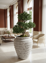 Vaso terracota artesanal Marua E feito à mão Portugal. Decoração e design biofílico; Decoração nos estilos wabi-sabi, Japandi, minimalista, rústico, mediterrânico, farmehouse, cottage. Design de interiores; 