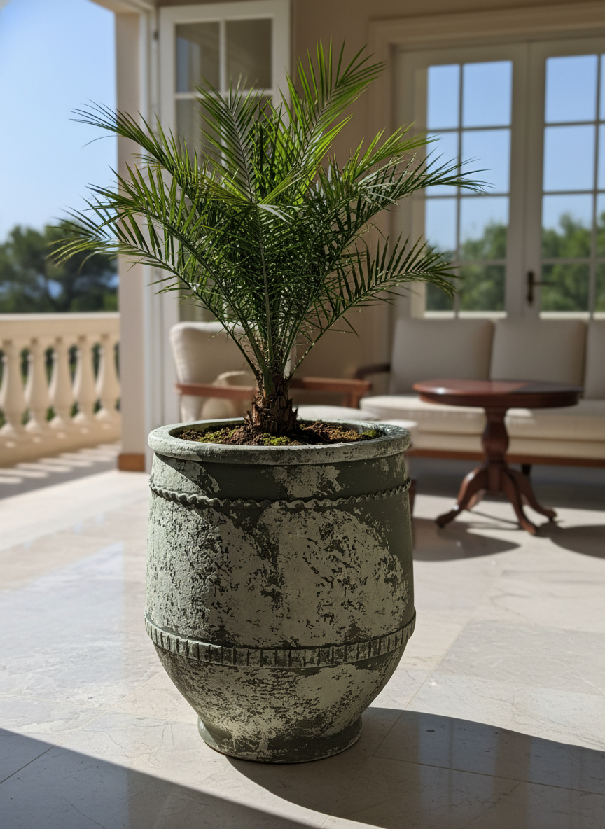 Vaso terracota artesanal Alba C feito à mão Portugal, decoração farmhouse, Japandi, minimalista, mediterrânica, cottagecore e moderno. Decoração e design de interiores; decoração e design biofílico;