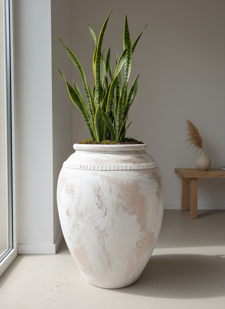 Vaso terracota artesanal  EXC 5, feito à mão Portugal, decoração wabi-sabi, farmhouse, Japandi, minimalista, mediterrânica, cottagecore e moderno. Decoração sustentável e design de interiores; design biofílico;