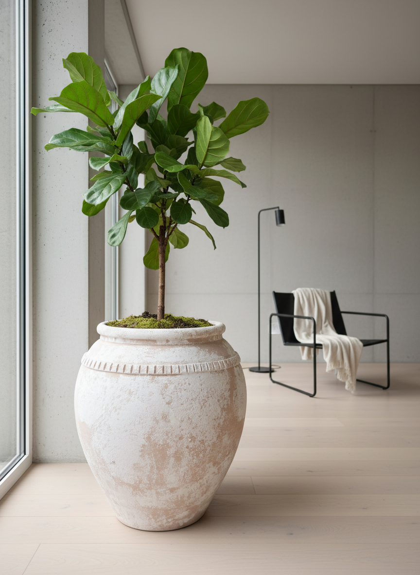 Vaso terracota artesanal  EXC 5, feito à mão Portugal, decoração wabi-sabi, farmhouse, Japandi, minimalista, mediterrânica, cottagecore e moderno. Decoração sustentável e design de interiores; design biofílico;